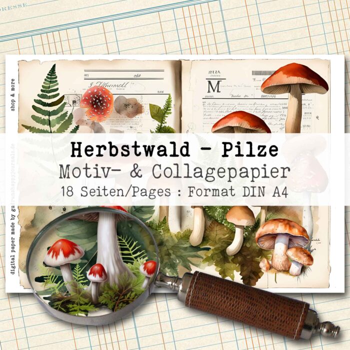 Herbstwald - Pilze, Bundle, 26 Seiten [Digital] – Bild 3