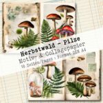 Herbstwald - Pilze , Motiv- & Collagepapier, 18 Seiten [Digital] – Bild 8