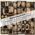 Das geheime Hexentagebuch, Journal- & Collagepapier, 24 Seiten [Digital]