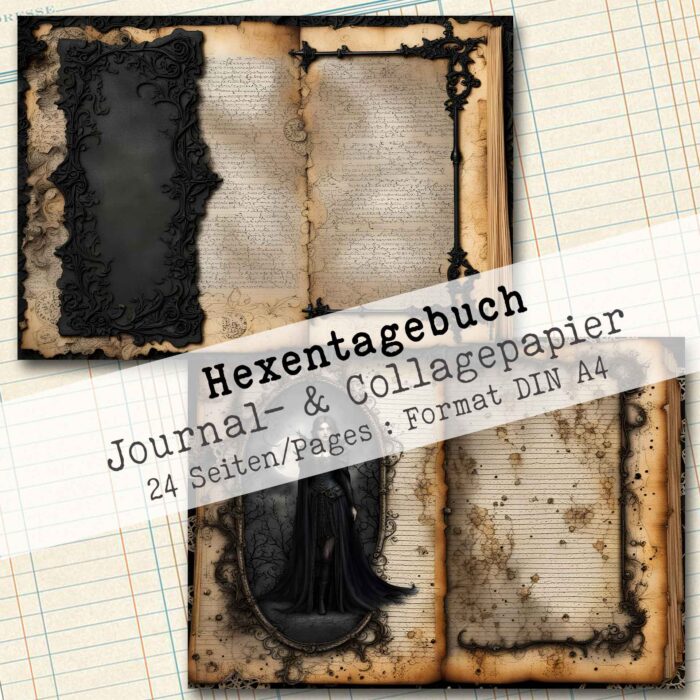 Das geheime Hexentagebuch, Journal- & Collagepapier, 24 Seiten [Digital] – Bild 4