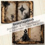 Das geheime Hexentagebuch, Journal- & Collagepapier, 24 Seiten [Digital] – Bild 13