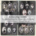 Schaurig schön, 16 zauberhafte Hexenportraits, 4 Seiten [Digital]