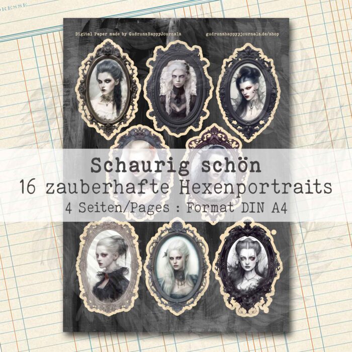 Schaurig schön, 16 zauberhafte Hexenportraits, 4 Seiten [Digital] – Bild 6
