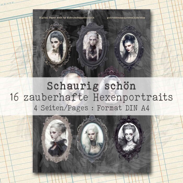 Schaurig schön, 16 zauberhafte Hexenportraits, 4 Seiten [Digital] – Bild 5