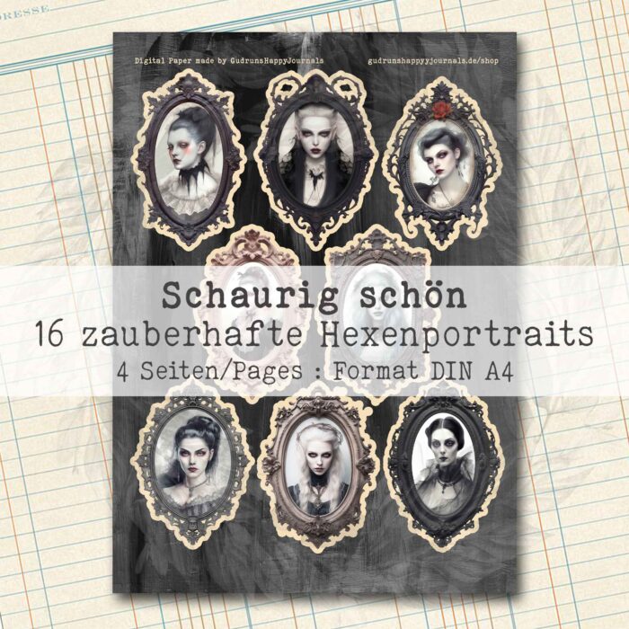Schaurig schön, 16 zauberhafte Hexenportraits, 4 Seiten [Digital] – Bild 4