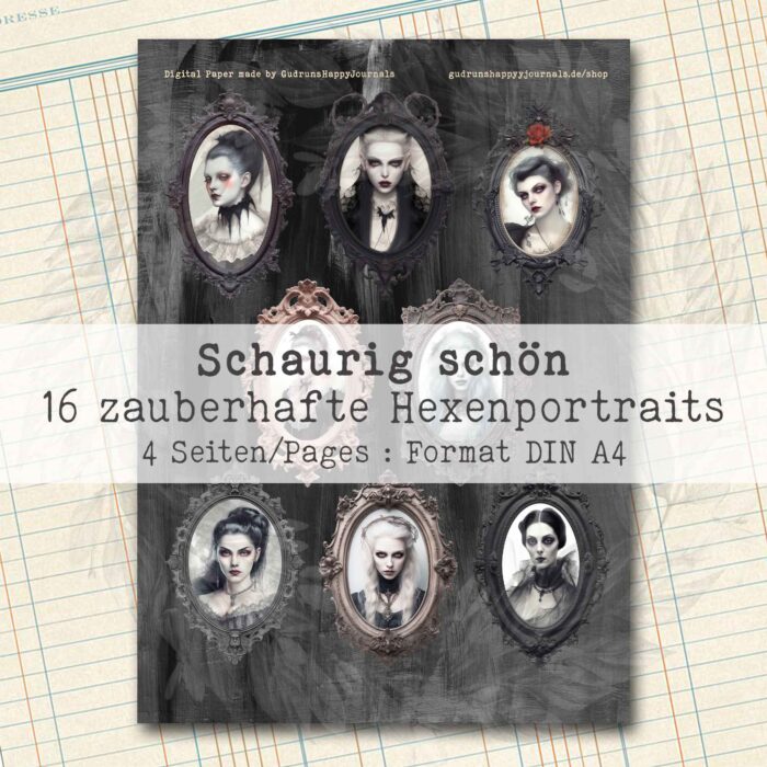 Schaurig schön, 16 zauberhafte Hexenportraits, 4 Seiten [Digital] – Bild 3