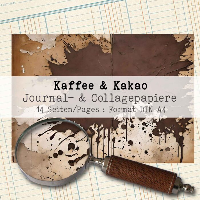 Kaffee & Kakao, Journal- und Collagepapiere, 14 Seiten [Digital] – Bild 2