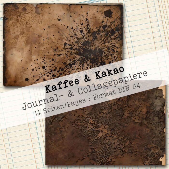 Kaffee & Kakao, Journal- und Collagepapiere, 14 Seiten [Digital] – Bild 9