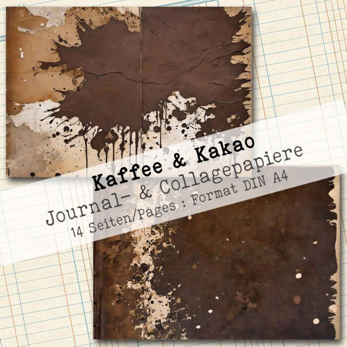 Kaffee & Kakao, Journal- und Collagepapiere, 14 Seiten [Digital] – Bild 4