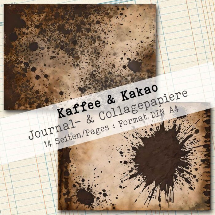 Kaffee & Kakao, Journal- und Collagepapiere, 14 Seiten [Digital] – Bild 3