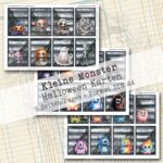 Niedliche Monster, Halloween Karten, 9 Seiten [Digital] – Bild 3