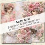 Lady Rose, Journal- & Motivpapiere, 26 Seiten [Digital] – Bild 7