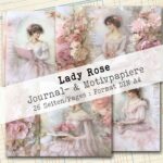 Lady Rose, Journal- & Motivpapiere, 26 Seiten [Digital] – Bild 6