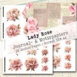 Lady Rose, Journal- & Motivpapiere, 26 Seiten [Digital] – Bild 5