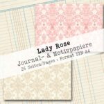 Lady Rose, Journal- & Motivpapiere, 26 Seiten [Digital] – Bild 3