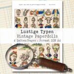 Lustige Typen, Vintage Paperdolls, 4 Seiten [Digital] – Bild 2