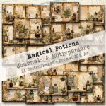 Magical Potions, Journal- & Motivpapier, 24 Seiten [Digital]