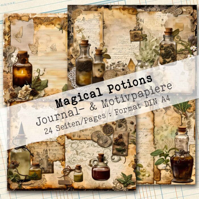 Magical Potions, Journal- & Motivpapier, 24 Seiten [Digital] – Bild 7