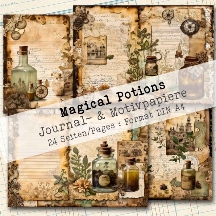 Magical Potions, Journal- & Motivpapier, 24 Seiten [Digital] – Bild 6