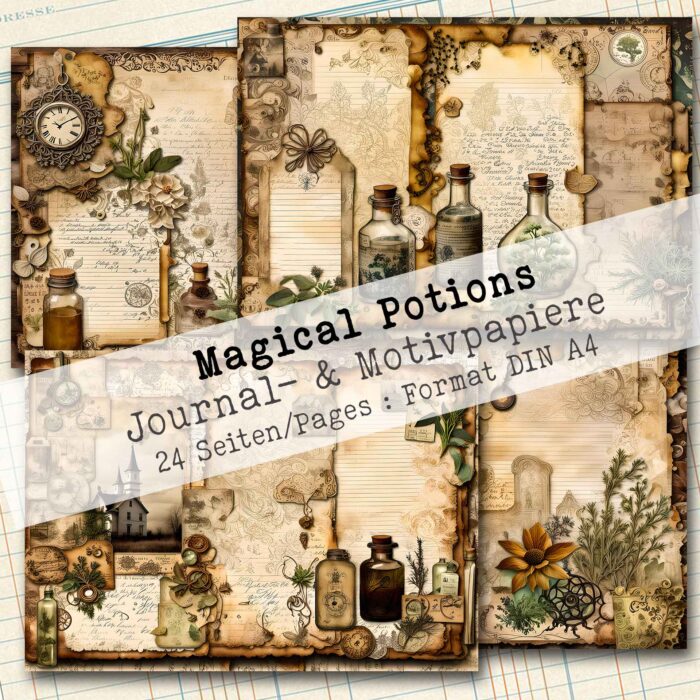 Magical Potions, Journal- & Motivpapier, 24 Seiten [Digital] – Bild 5