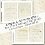 Mappe "Schönschreiben" in 2 Größen, 21 Seiten [Digital] – Bild 5