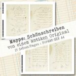 Mappe "Schönschreiben" in 2 Größen, 21 Seiten [Digital] – Bild 4