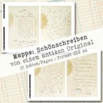 Mappe "Schönschreiben" in 2 Größen, 21 Seiten [Digital] – Bild 3