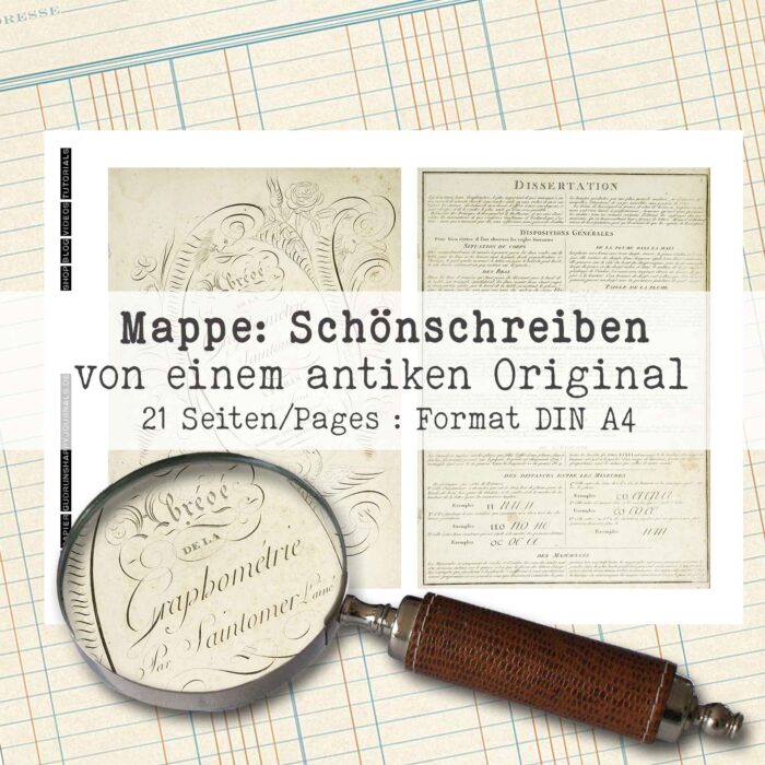 Mappe "Schönschreiben" in 2 Größen, 21 Seiten [Digital] – Bild 2