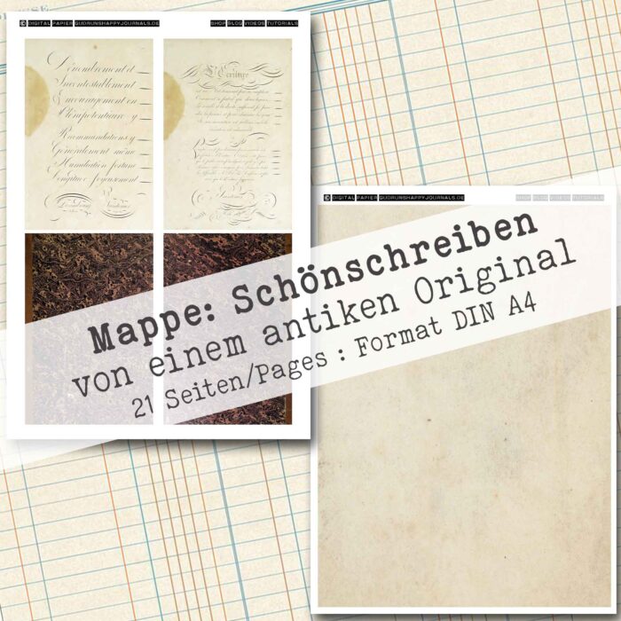 Mappe "Schönschreiben" in 2 Größen, 21 Seiten [Digital] – Bild 11