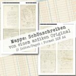 Mappe "Schönschreiben" in 2 Größen, 21 Seiten [Digital] – Bild 10