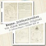 Mappe "Schönschreiben" in 2 Größen, 21 Seiten [Digital] – Bild 6