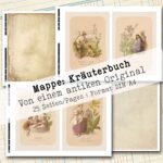 Mappe mit antiken Kräuteraquarellen in 2 Größen, 25 Seiten [Digital] – Bild 8