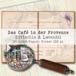Das Café in der Provence, Sütterlin + Lavendel, 20 Seiten [Digital] – Bild 2