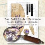 Das Café in der Provence, Kaffee + Lavendel, Folio Bastelset, 12 Seiten [Digital] – Bild 2
