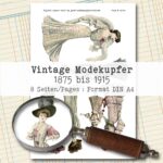 Vintage Modekupfer, 1875 bis 1915, 8 Seiten [Digital] – Bild 2