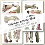 Vintage Modekupfer, 1875 bis 1915, 8 Seiten [Digital] – Bild 8