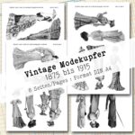 Vintage Modekupfer, 1875 bis 1915, 8 Seiten [Digital] – Bild 7