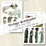 Vintage Modekupfer, 1875 bis 1915, 8 Seiten [Digital] – Bild 5