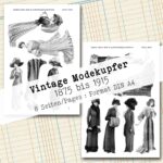Vintage Modekupfer, 1875 bis 1915, 8 Seiten [Digital] – Bild 3