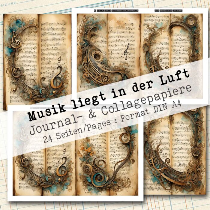 Musik liegt in der Luft, Journal- & Motivpapiere, 24 Seiten [Digital] – Bild 7