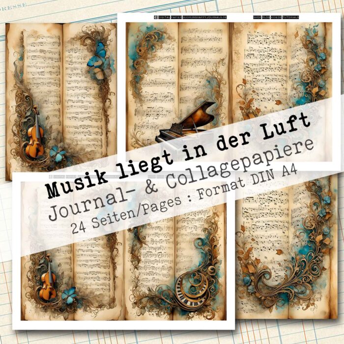 Musik liegt in der Luft, Journal- & Motivpapiere, 24 Seiten [Digital] – Bild 6