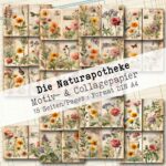 Die Naturapotheke, Motiv- & Collagepapier, 18 Seiten [Digital]