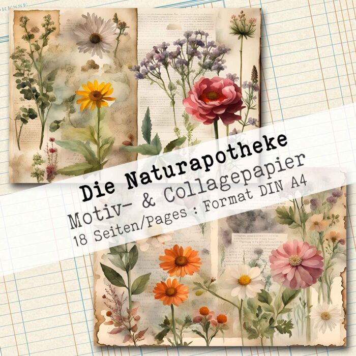 Die Naturapotheke, Motiv- & Collagepapier, 18 Seiten [Digital] – Bild 11