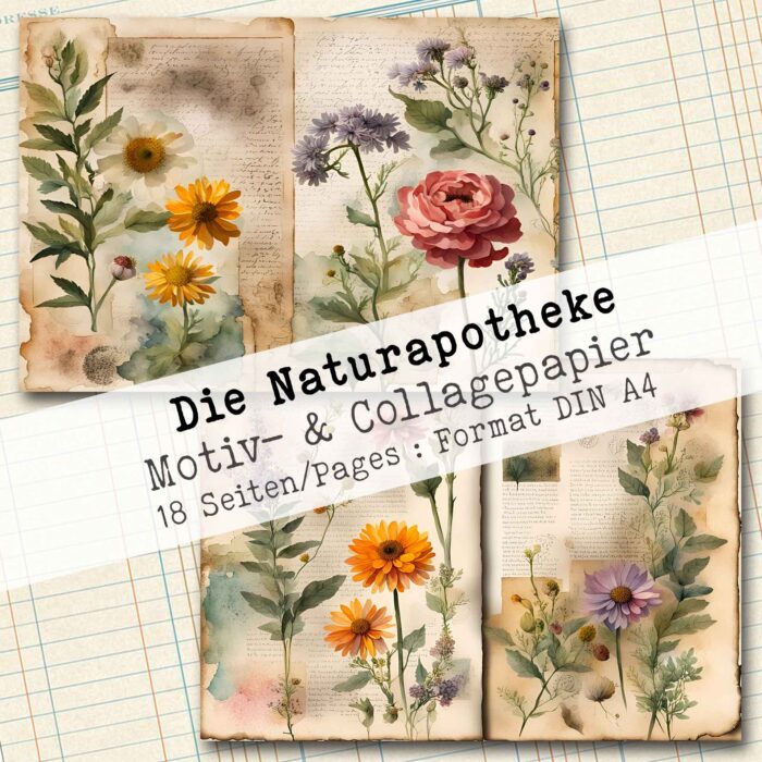 Die Naturapotheke, Motiv- & Collagepapier, 18 Seiten [Digital] – Bild 9