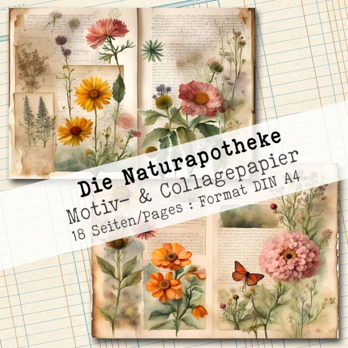 Die Naturapotheke, Motiv- & Collagepapier, 18 Seiten [Digital] – Bild 7