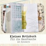 Kleines Notizbuch, handgefertigt – Bild 5