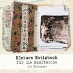 Kleines Notizbuch, handgefertigt – Bild 4