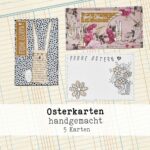 Fünf handgefertigte Osterkarten – Bild 3