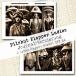 Pilzhut Flapper Ladies, Journal Verzierung, 8 Seiten [Digital] – Bild 4