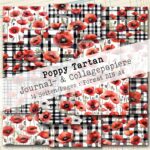 Poppy Tartan, Journal- & Collagepapiere, 14 Seiten [Digital]